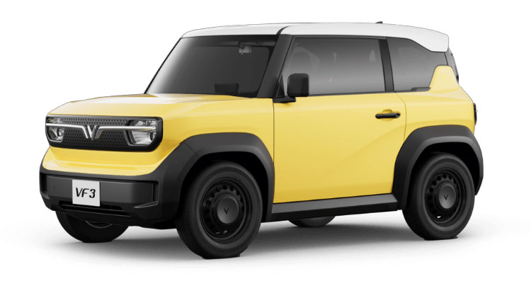 Vinfast VF3 - Màu vàng